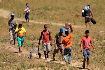 Fotografía de archivo de venezolanos