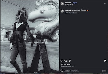 Daveigh Chase publicó su última foto en 2017.