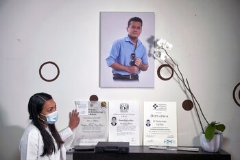 La doctora mexicana Yesenia Leyva,
