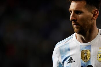 Lionel Messi de Argentina en