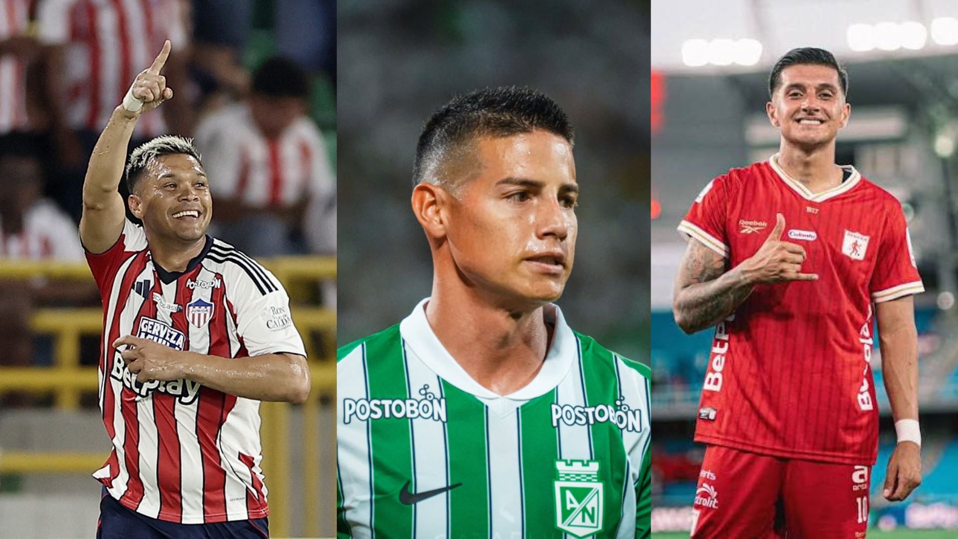 El fútbol profesional colombiano tiene la quinta liga más lenta del mundo, según el ranking del Observatorio CIES - crédito Junior/Atlético Nacional/América de Cali
