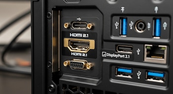 HDMI 2.1 - DisplayPort 2.1 - televisores - monitores - tecnología - 22 de abril