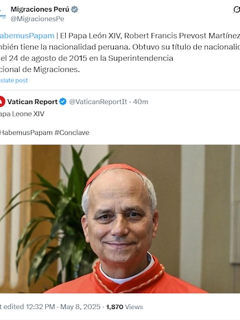Migraciones Perú se pronuncia vía