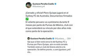 Piero Quispe irá a préstamo