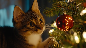 ¿Árbol de navidad y mascotas?