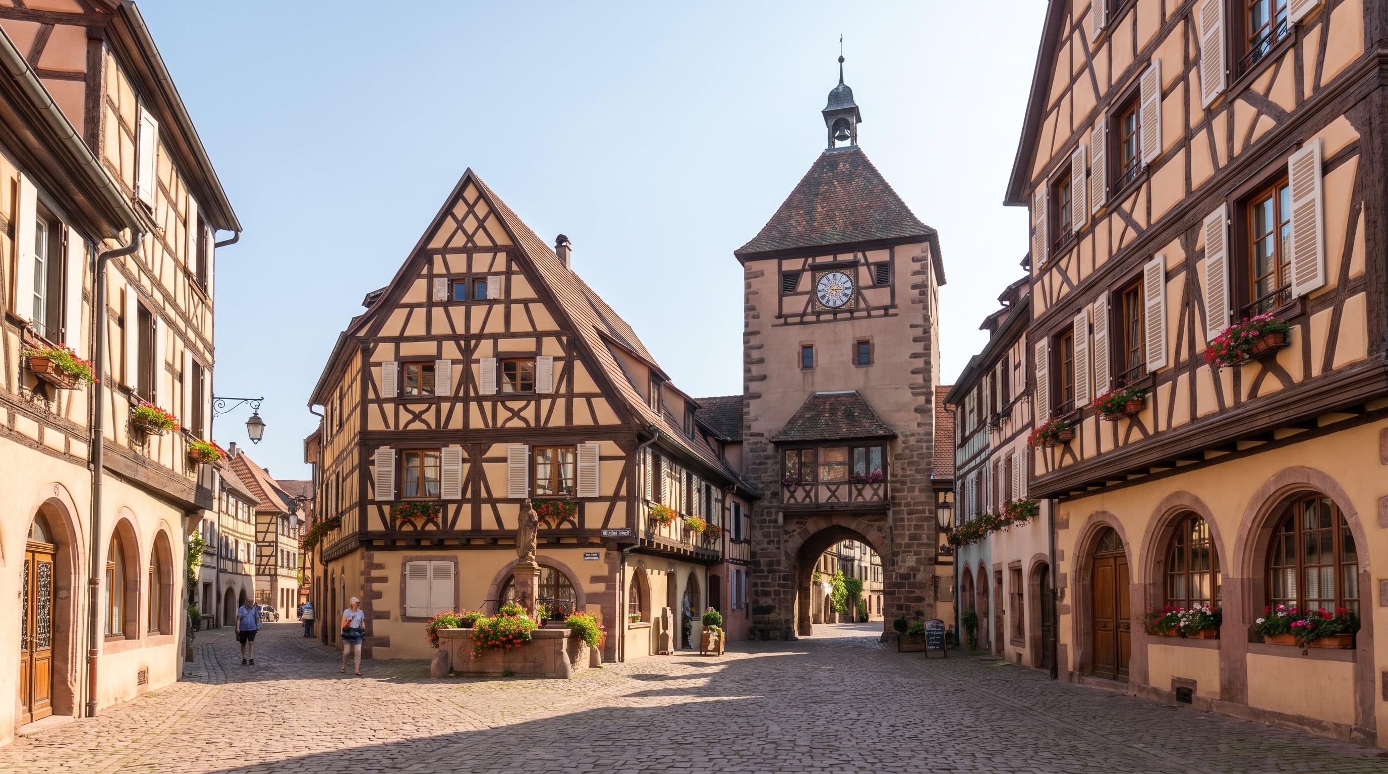 Turckheim, en la región de Alsacia, es uno de los muchos pueblos que conserva una arquitectura con carácter propio. (Imagen Ilustrativa Infobae)