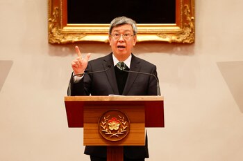 El ex vicepresidente de Taiwán,