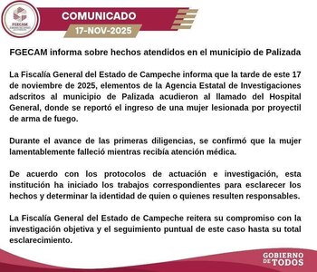 Asesinan a síndica de Palizada,