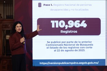 La secretaria de Gobernación, Luisa