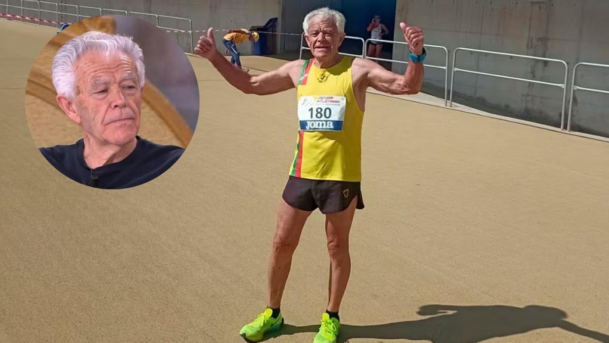 A los 70 años empezó a competir y en 2024 ganó el campeonato europeo de maratón en categoría M80