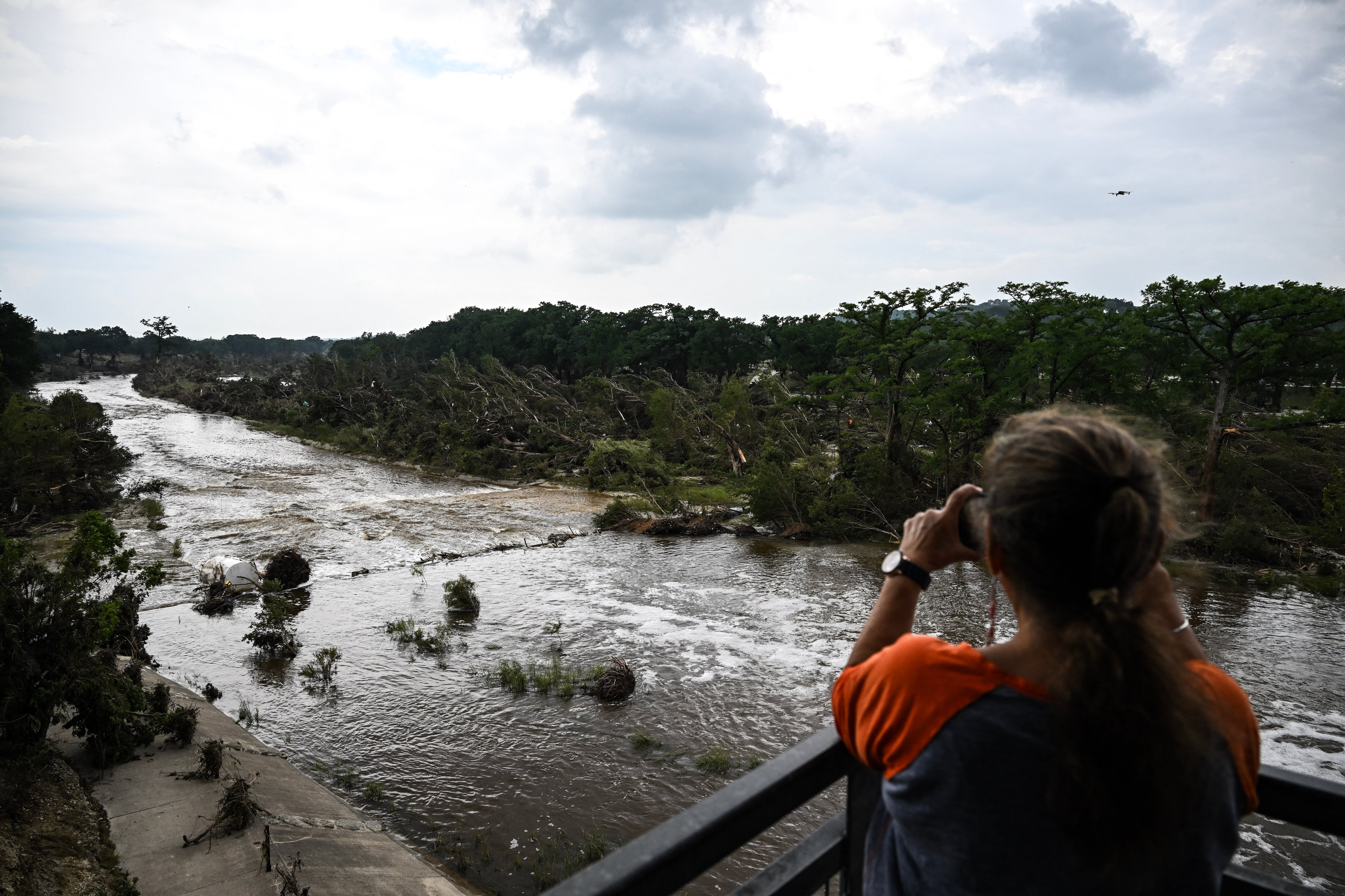 Las lluvias de 2026 en el Texas Hill Country pusieron a prueba los sistemas de alerta creados tras las inundaciones de 2025 (AFP)