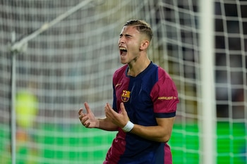 El centrocampista del Barcelona Fermín