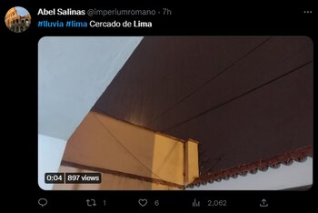 Lluvia desde el Cercado de