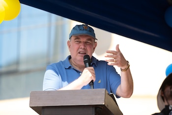 El momento quedó registrado cuando,