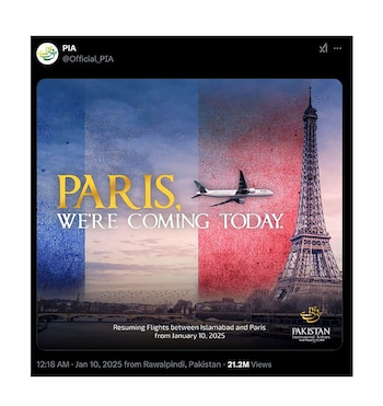 La publicación en X de