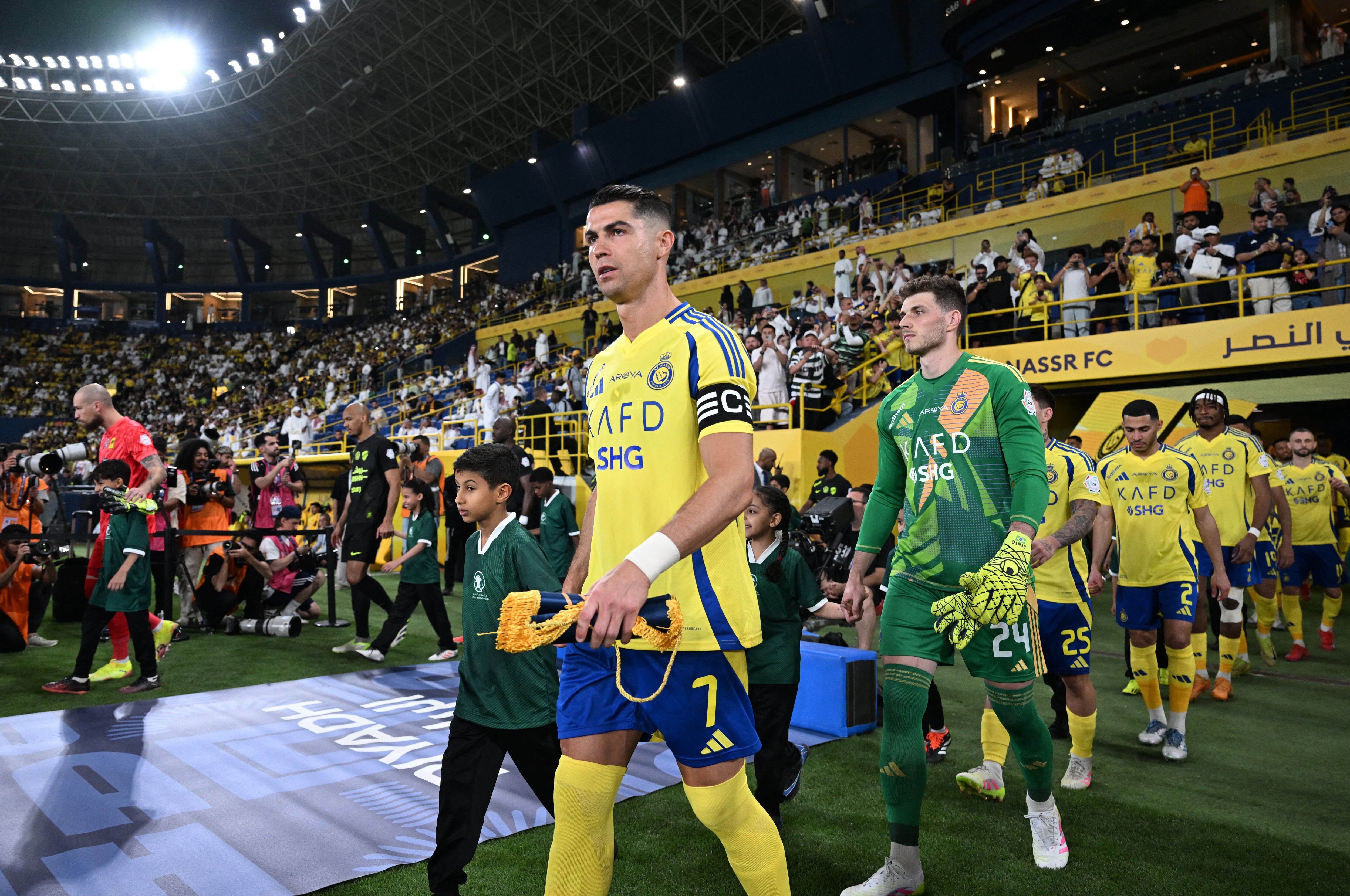 Después de dos años y medio en Al Nassr, Cristiano Ronaldo le diría adiós al equipo de Riad por malos resultados - crédito Stringer/REUTERS