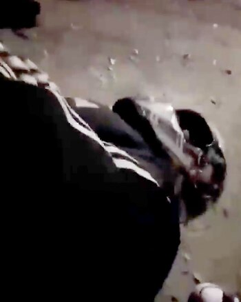 La pelea entre taxistas en