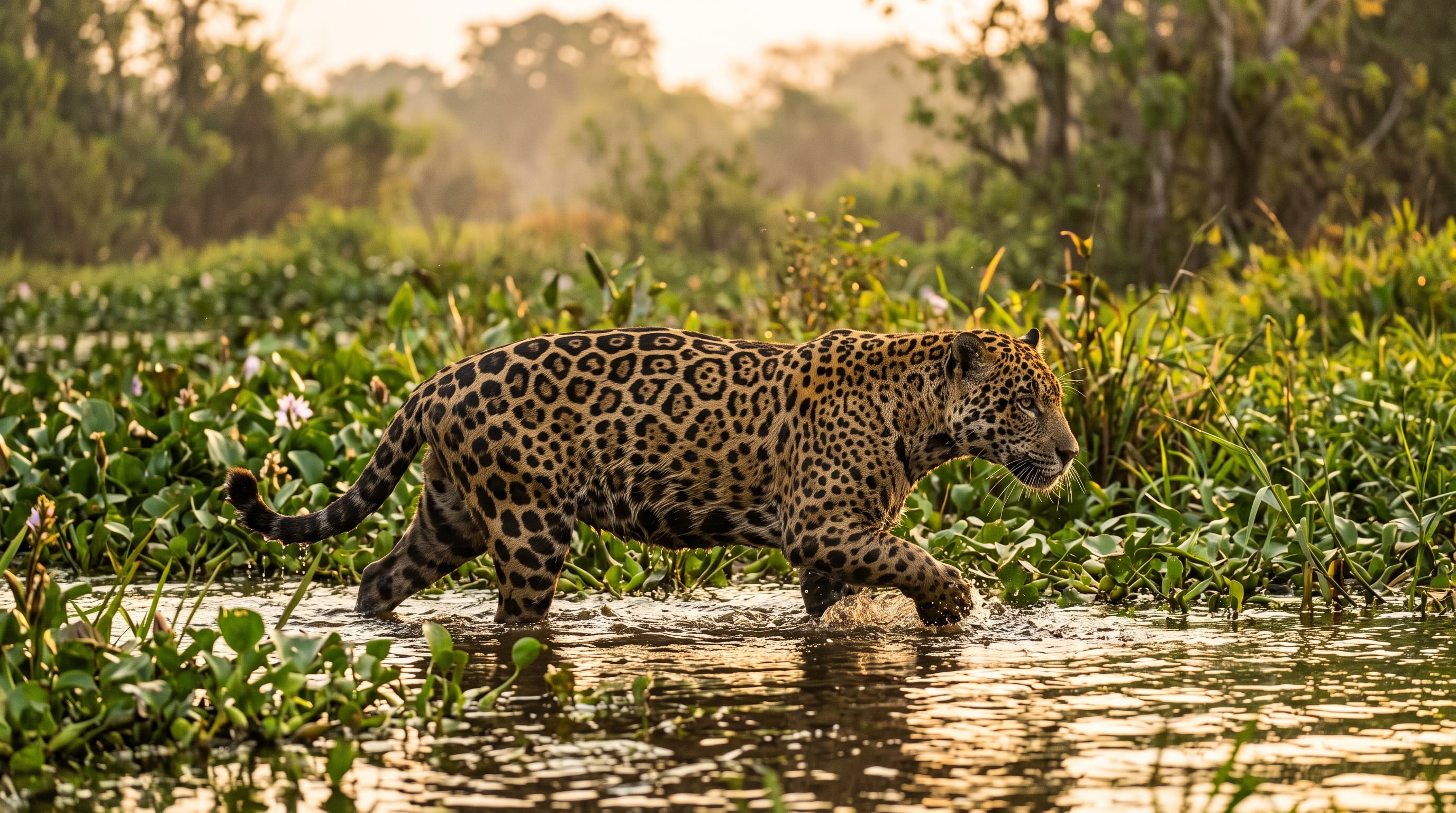 La reintroducción de jaguares en los humedales de Iberá cuenta con el liderazgo de la organización Rewilding Argentina (Imagen Ilustrativa Infobae)