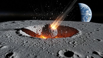 Afirman que un asteroide “decapitado” dio origen al mayor cráter en la Luna