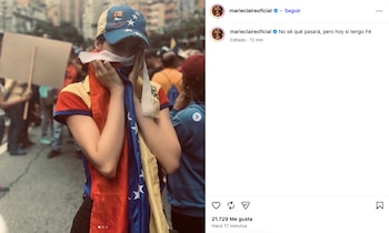 Marie Claire publicó un mensaje