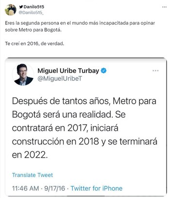 Internautas le recordaron una vieja