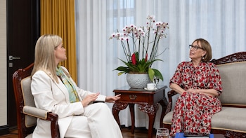 Laura Fernández expresa su orgullo por Rebeca Grynspan y reafirma su apoyo para que lidere la ONU
