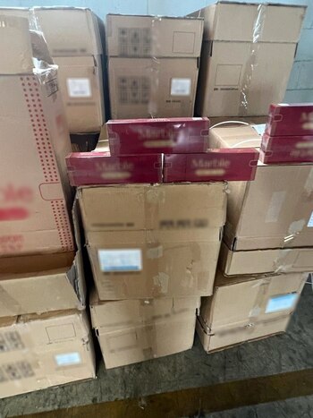 La marca comercial que mostraban