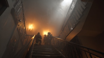 Los bomberos lograron finalizar las