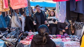 Recorrida de campaña de Leandro