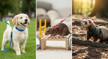 Animales como perros, ratas y