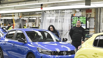 La producción de vehículos europeos