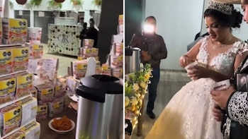 Novios se vuelven virales por