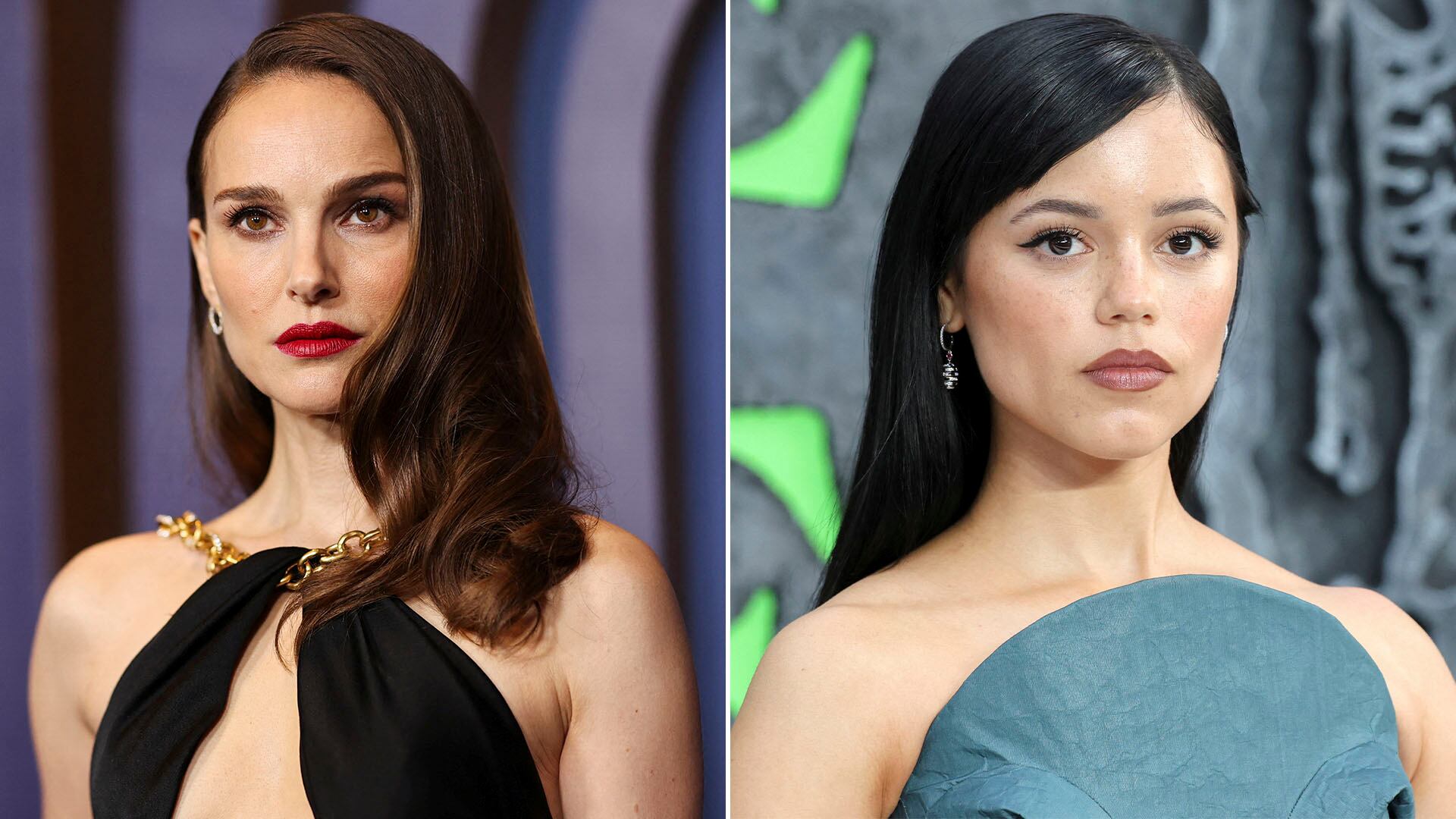 Natalie Portman y Jenna Ortega compartieron sus reflexiones acerca de la lucha por transmitir realidad y equilibrio en sus vidas marcadas por Hollywood (Collage/Reuters)