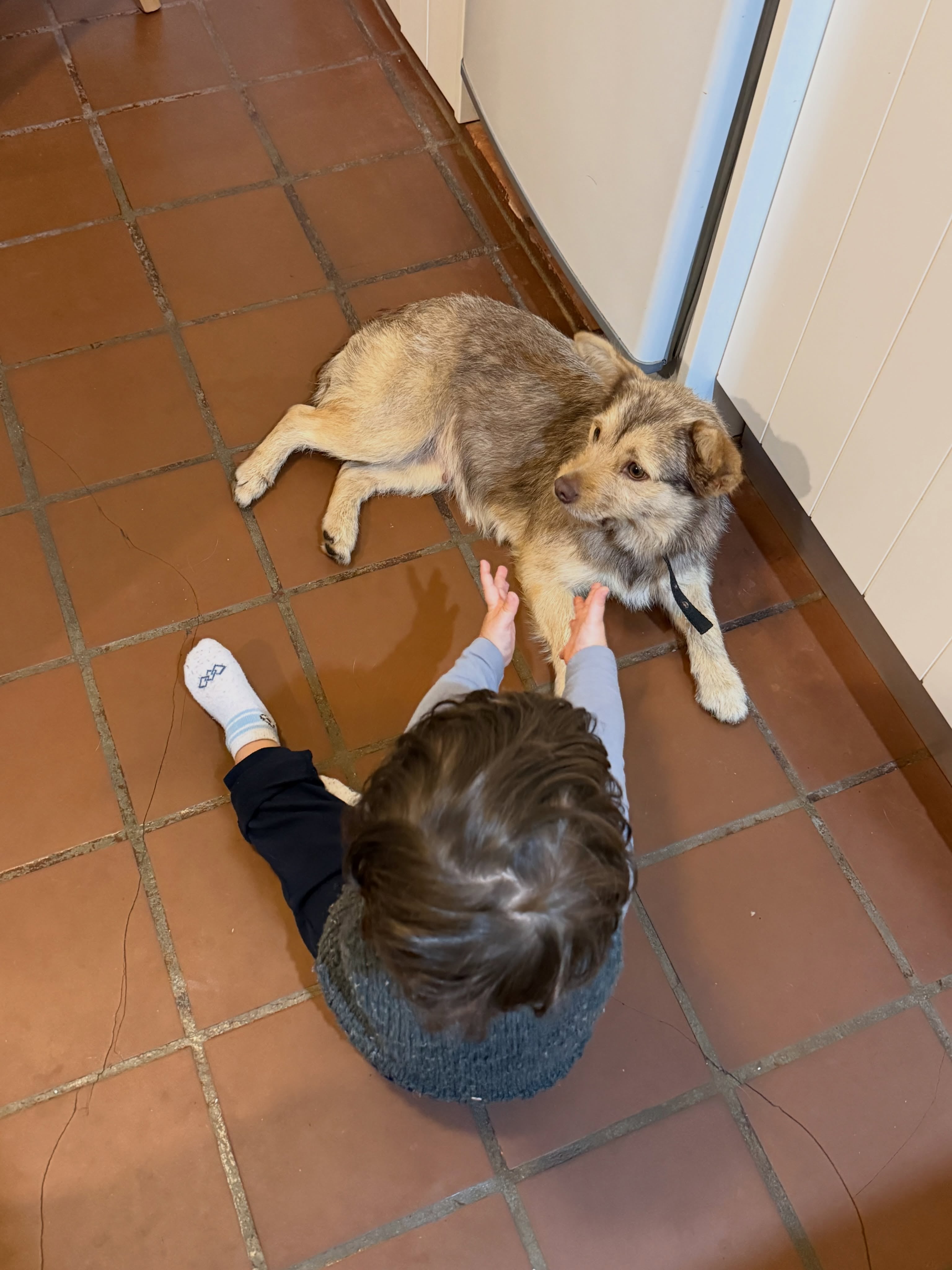 El tierno momento de Lucy con Arturo, el hijo menor de la pareja