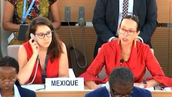 Comitiva mexicana en 59º periodo