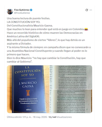 Fico Gutiérrez y sus críticas a Gustavo Petro