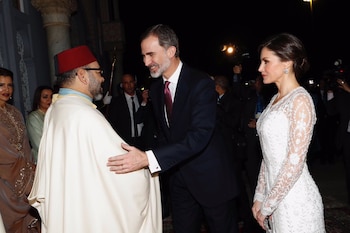 El rey Felipe con el rey Mohamed VI de Marruecos (Europa Press)