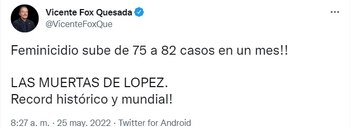 El expresidente se lanzó contra