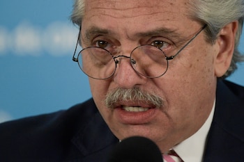 En la imagen, el presidente