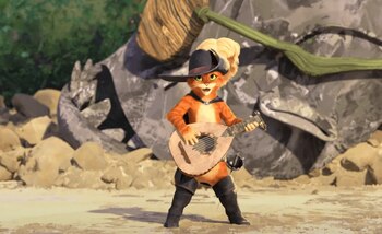 Las aventuras del Gato con Botas proporcionan capítulos adicionales en el vasto mundo de cuentos de Shrek