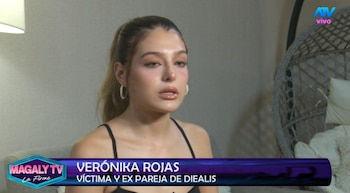 Streamer Diealis reconoce problema con el alcohol tras denuncia de su expareja. Captura: Magaly Tv La Firme.