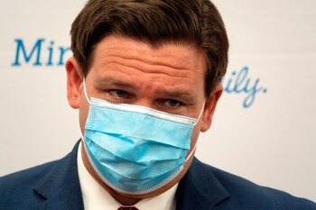 El gobernador de Florida, el republicano Ron DeSantis