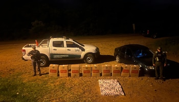 Los efectivos de Gendarmería exhiben