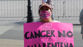 Padres de niños con cáncer