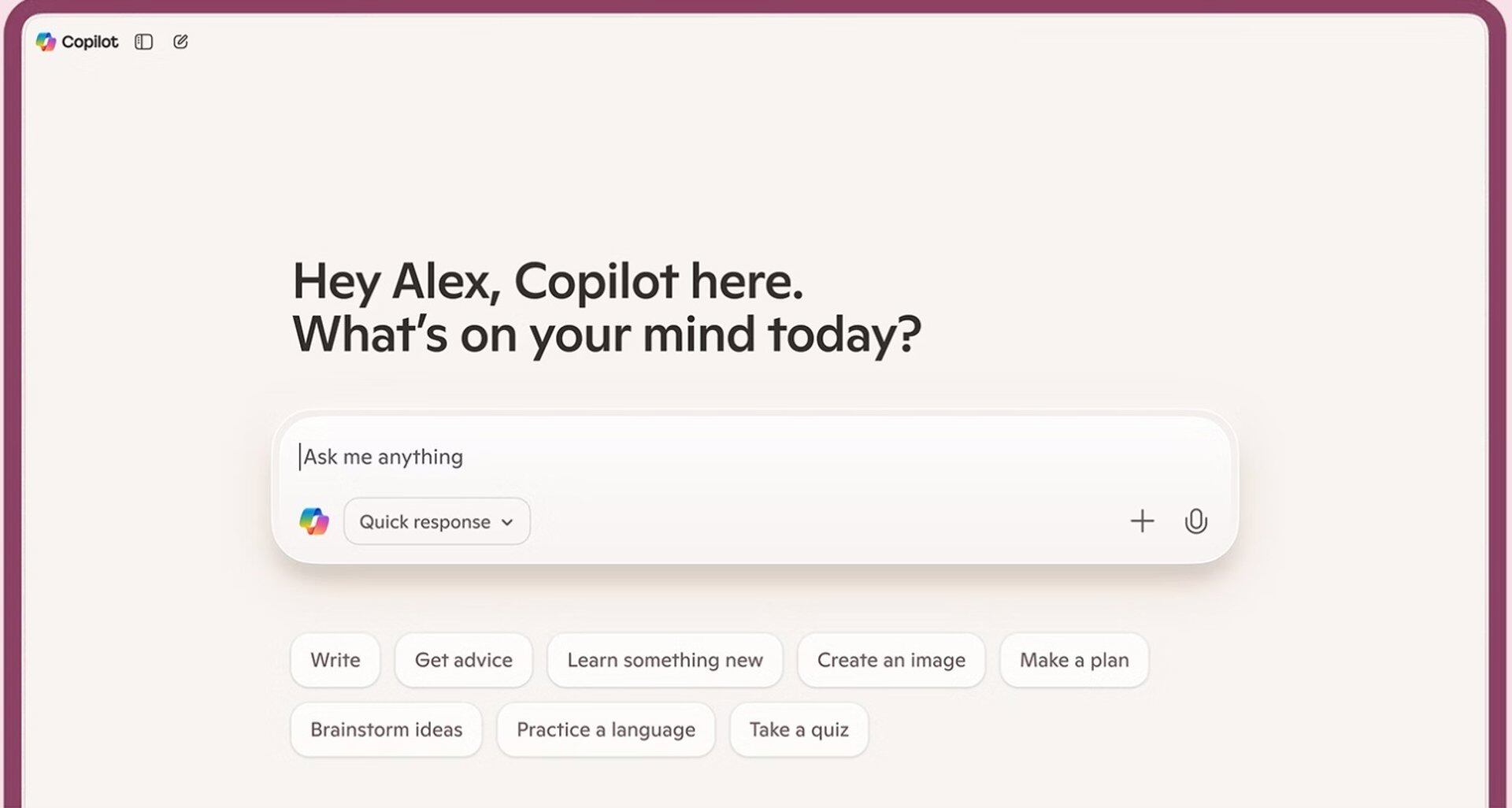 Copilot. (Microsoft)
