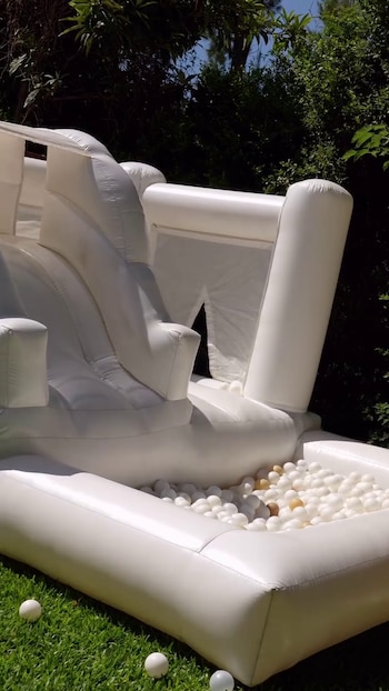 Los juegos inflables fueron uno