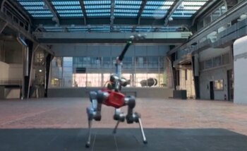 Anymal-D robot is equipped with