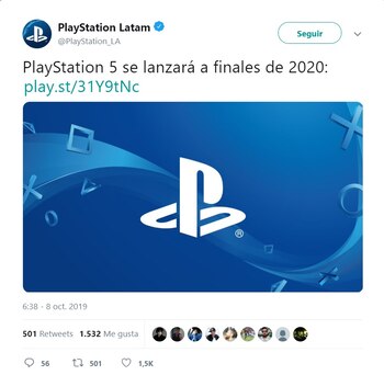 La compañía publicó en Twitter