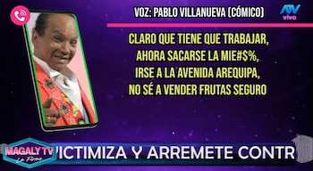 Melcochita ofrece mil soles y Monserrat exige 20 mil para sus hijas. Captura: Magaly TV La Firme.