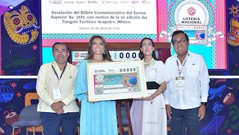 50 aniversario del Tianguis Turístico ilustra el billete de Lotería Nacional